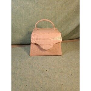 Jewelry Box Travel Case Vinyl Peach Color